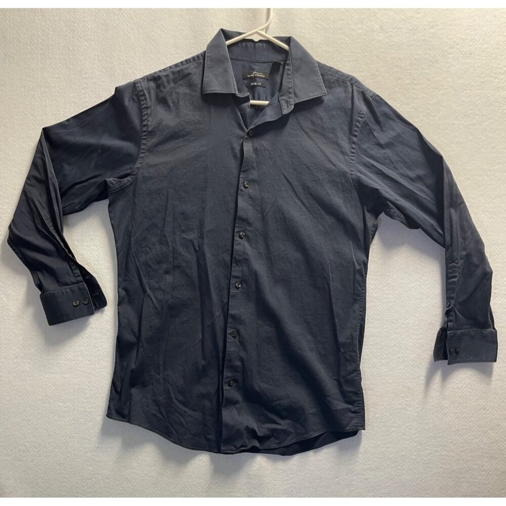 Marc Anthony Slim Fit Men's Full Button Long Sleeve Casual/Dress Shirt
